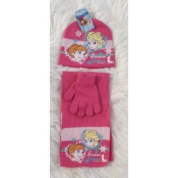 bonnet + gants+ écharpe reine des neiges