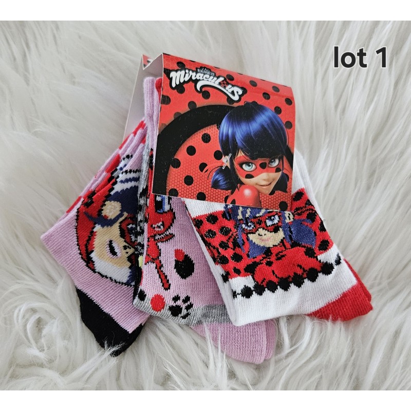 chaussettes lady bug