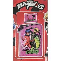 housse de couette Lady bug et Chat noir